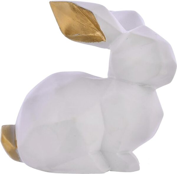 Elegant Rabbit Statue for Home Decor - Image 3