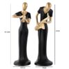 Elegant Lady Musician Playing Saxophone & Clarinet - Image 2