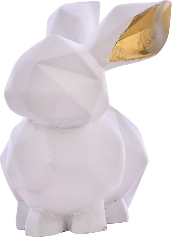 Elegant Rabbit Statue for Home Decor - Image 2