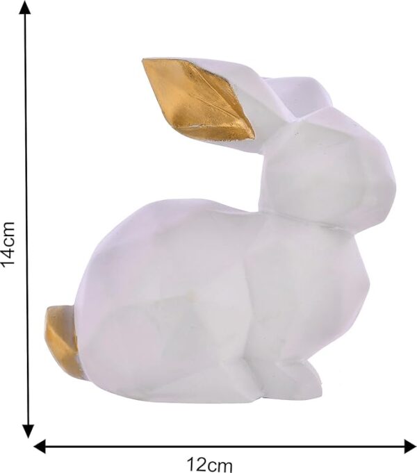 Elegant Rabbit Statue for Home Decor - Image 4