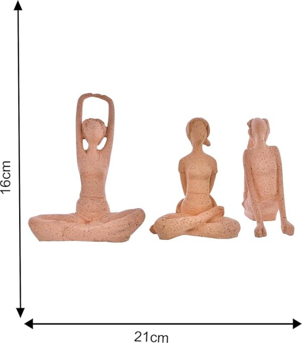 Yoga Lady Figurine for Home Decor - Image 2