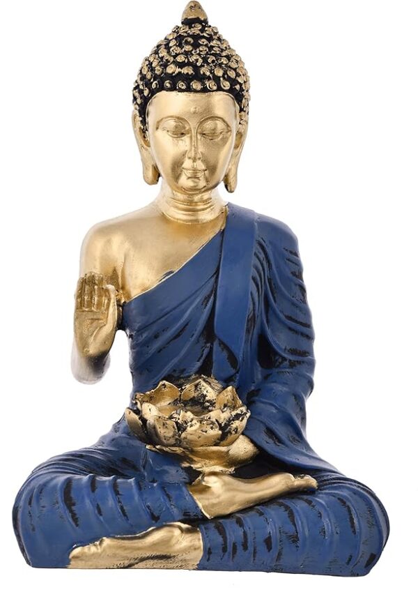 Buddha Statue Sculpture Home Decor Living Room Idol & Figurine Gift Showpiece Figurine - Image 4