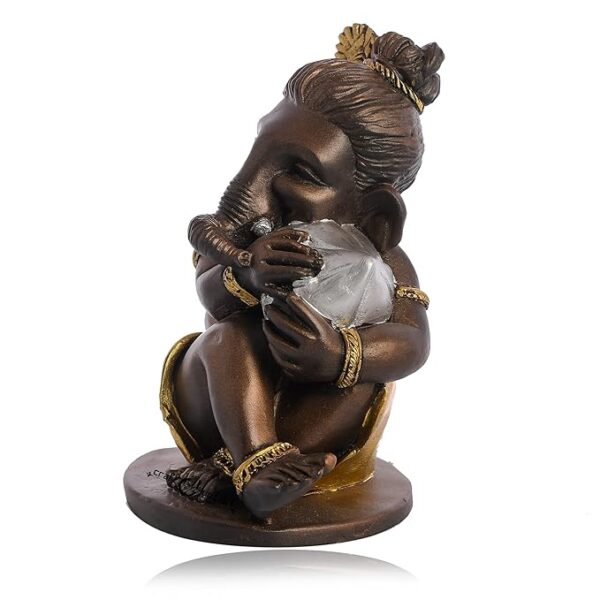 Modak Ganesha Decorative Showpiece Lovely Statue Home Decor Gifting Purpose Decorative for Home & Office - Image 3