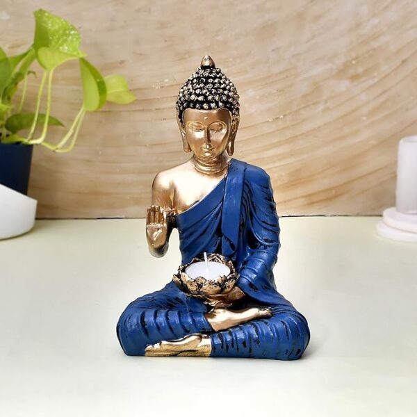 Buddha Statue Sculpture Home Decor Living Room Idol & Figurine Gift Showpiece Figurine