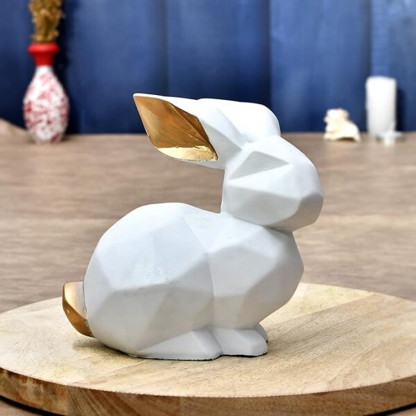 Elegant Rabbit Statue for Home Decor