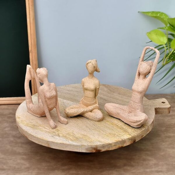 Yoga Lady Figurine for Home Decor