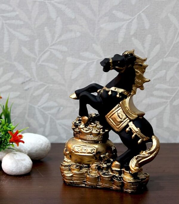 Handcrafted Lucky Running Horse Money Bank - Image 2
