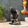 Black Golden Thinking Lord Buddha Showpiece Gifting Someone Special Decorative Showpiece for Living Room/Office Decor/Home Decor/Statue