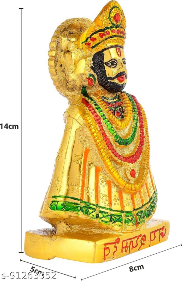 Handcrafted Shyam Baba Decorative Figurine - Unique Home Décor Showpiece for Spiritual Blessings - Image 2