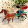 Rajasthani Handicraft Deer & Elephant Pen Stand – Unique Home Décor & Showpiece for Living Room, Bedroom – 30x12x17 CM – Ideal Gift for Special Occasions